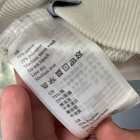 NWOT One Piece black and white Fashion misfits Crewneck long sleeve sweatshirt - Picture 10 of 12